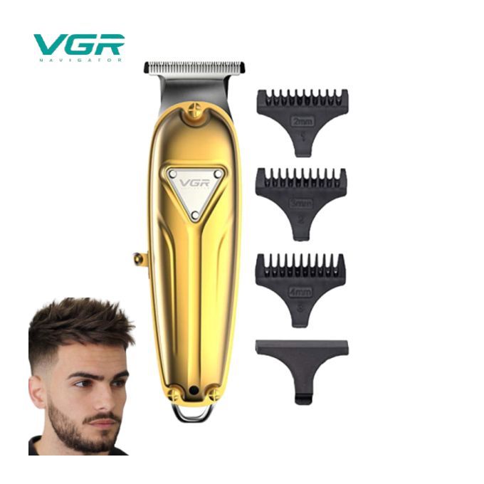 VGR V-056 Clipper and Trimmer for Men – Dry Use, Alloy Steel Blades