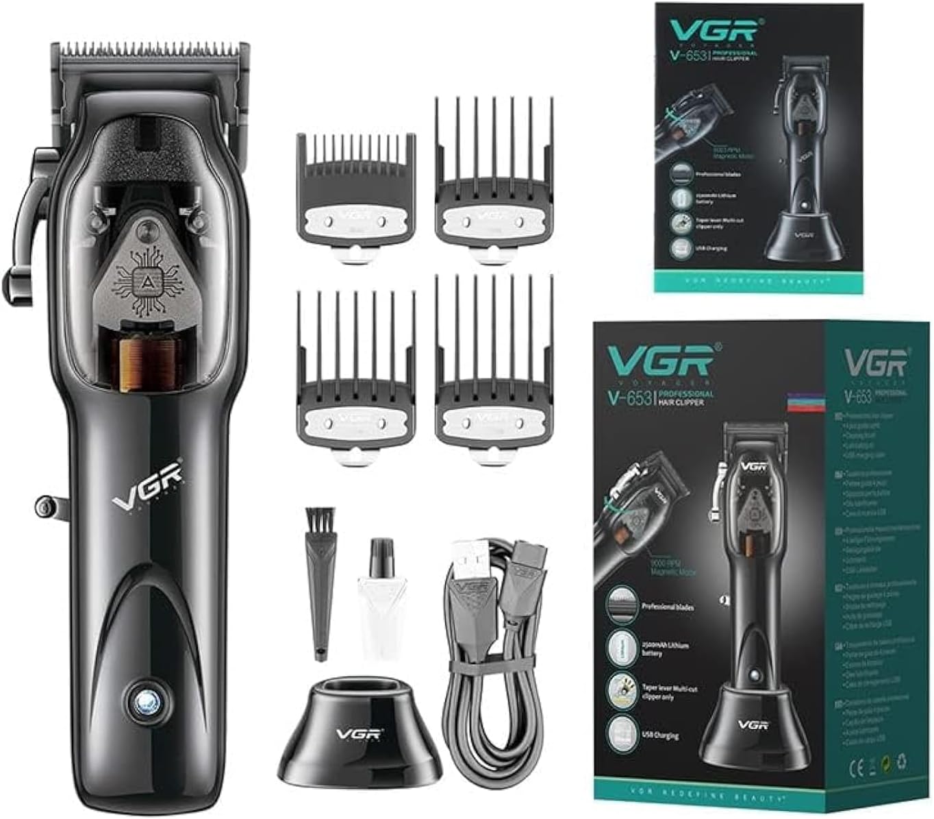 VGR-V-653 Professional Hair Trimmer Multicolour