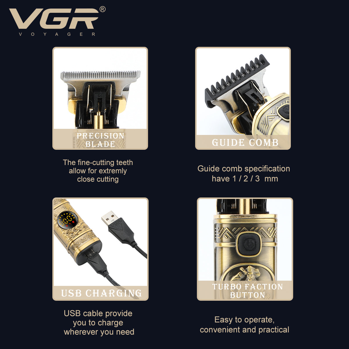 VGR VL-097 Limited Edition Hair Clipper