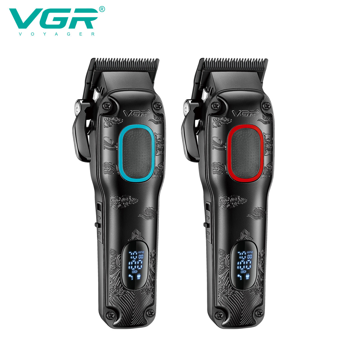 VGR V-016 Professional Hair Clipper – 7000 RPM BLDC Motor, Stainless Steel Blades