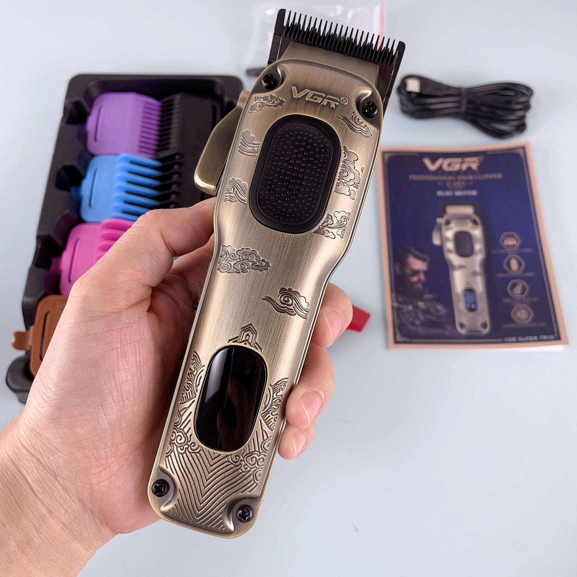 VGR V-027 Professional Hair Clipper – Waterproof, Hair Trimmer