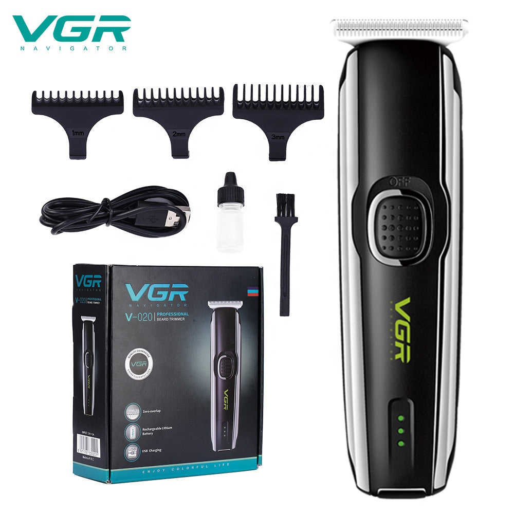 VGR V-020 Professional Hair Trimmer – Rechargeable Clipper, USB Powered