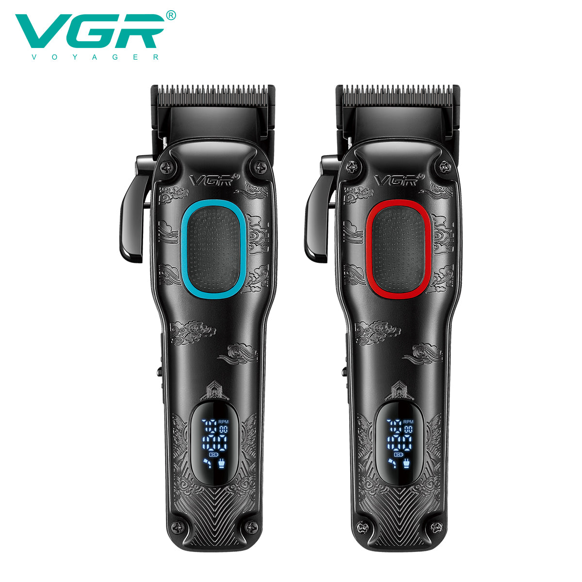 VGR V-016 Professional Hair Clipper – 7000 RPM BLDC Motor, Stainless Steel Blades