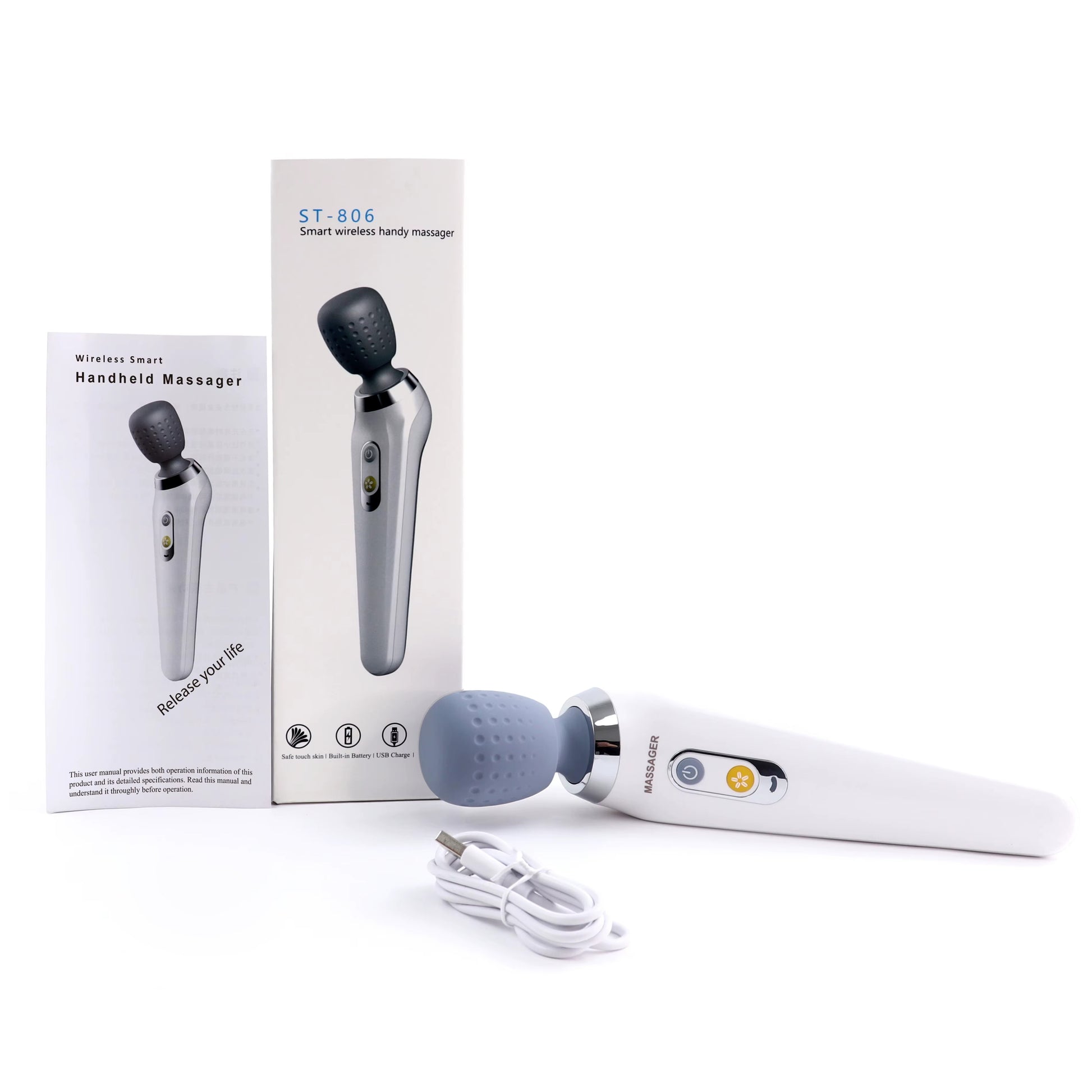 Wireless Handheld Body Massager