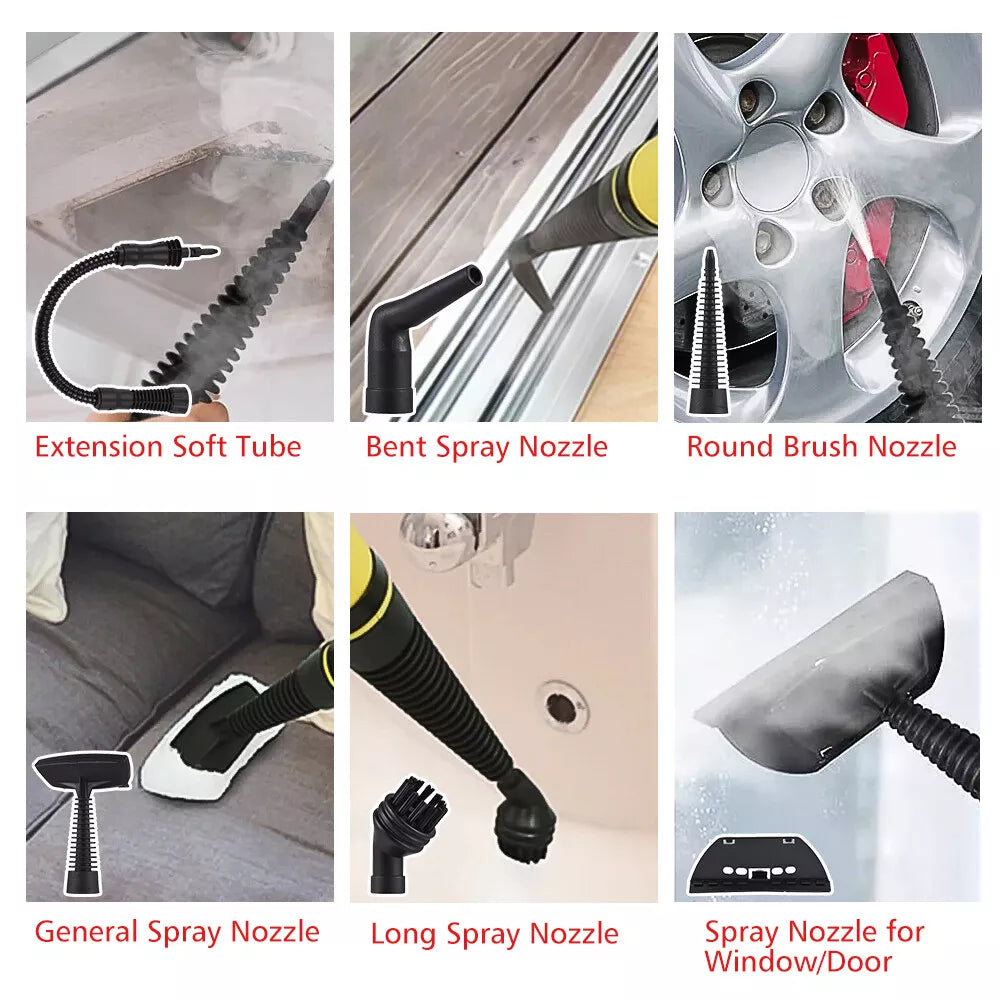 Steam Cleaner, for Home ,Kitchen , Bathroom ,1000W , 350ml