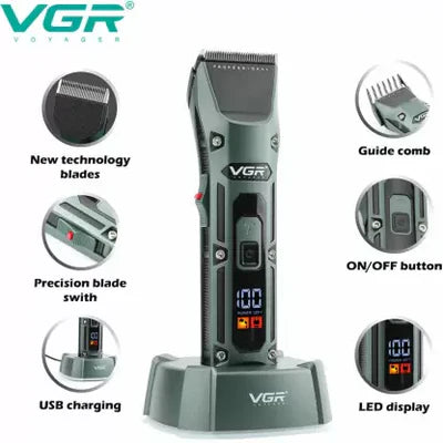 VGR V-696 Professional Hair Clipper for Men