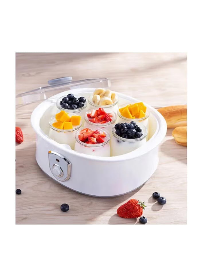 DSP Yogurt Maker 1.5L Mechanical Control with 7 Glass Jars – KA4010