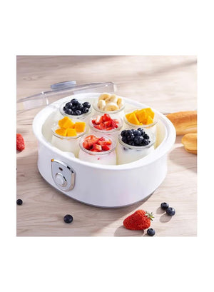 DSP Yogurt Maker 1.5L Mechanical Control with 7 Glass Jars – KA4010