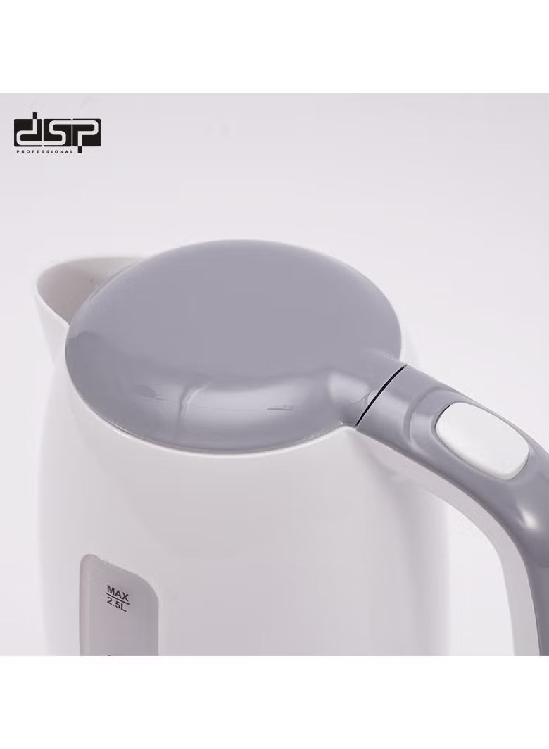 DSP Electric Kettle KK1143 – 2.5L Stainless Steel, 2200W