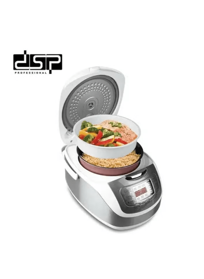 DSP- KB-5001- Multicooker 900W with - Capacity 5 Liter - Silver