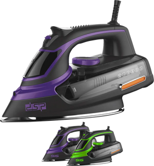 Powerful and Stylish DSP-KD1004 Steam Iron – Safe for All Fabrics