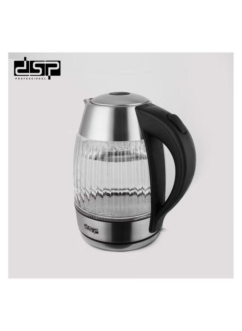 DSP Electric Kettle KK1269 – 1.8L Borosilicate Glass