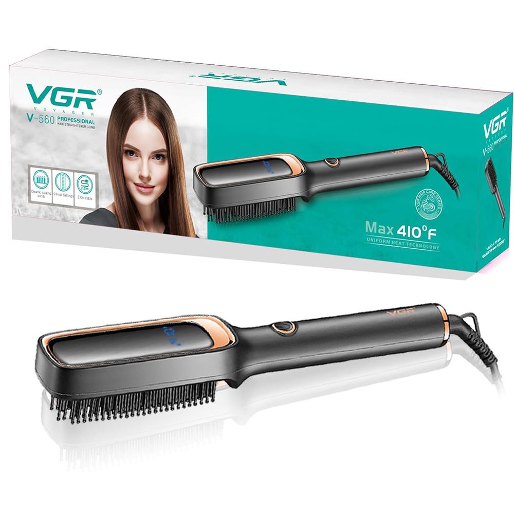 VGR V-560 Professional Hair Straightener Brush