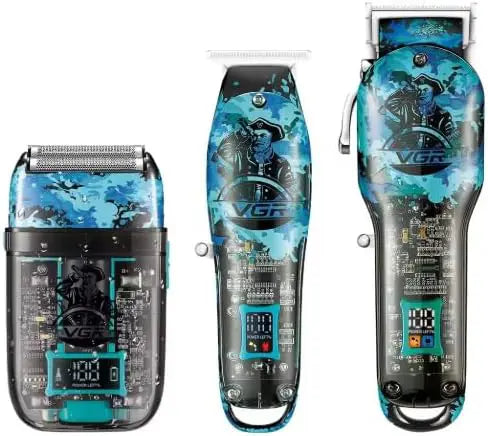 VGR V-645 Professional Barber 3-in-1 Combo Kit