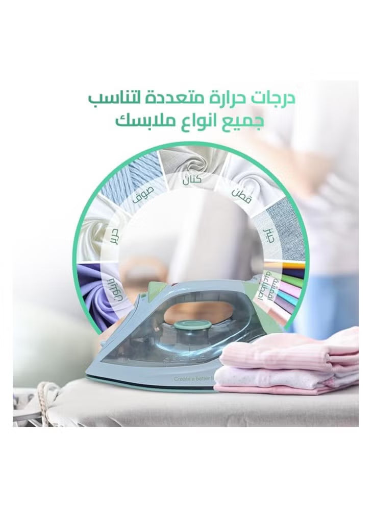 DSP KD1135 – 2000W Steam Iron with Ceramic Soleplate
