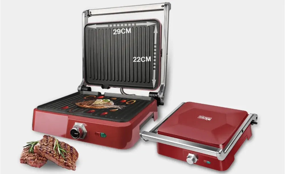 DSP Electric Grill, 1800 Watt, Red, KB1049A