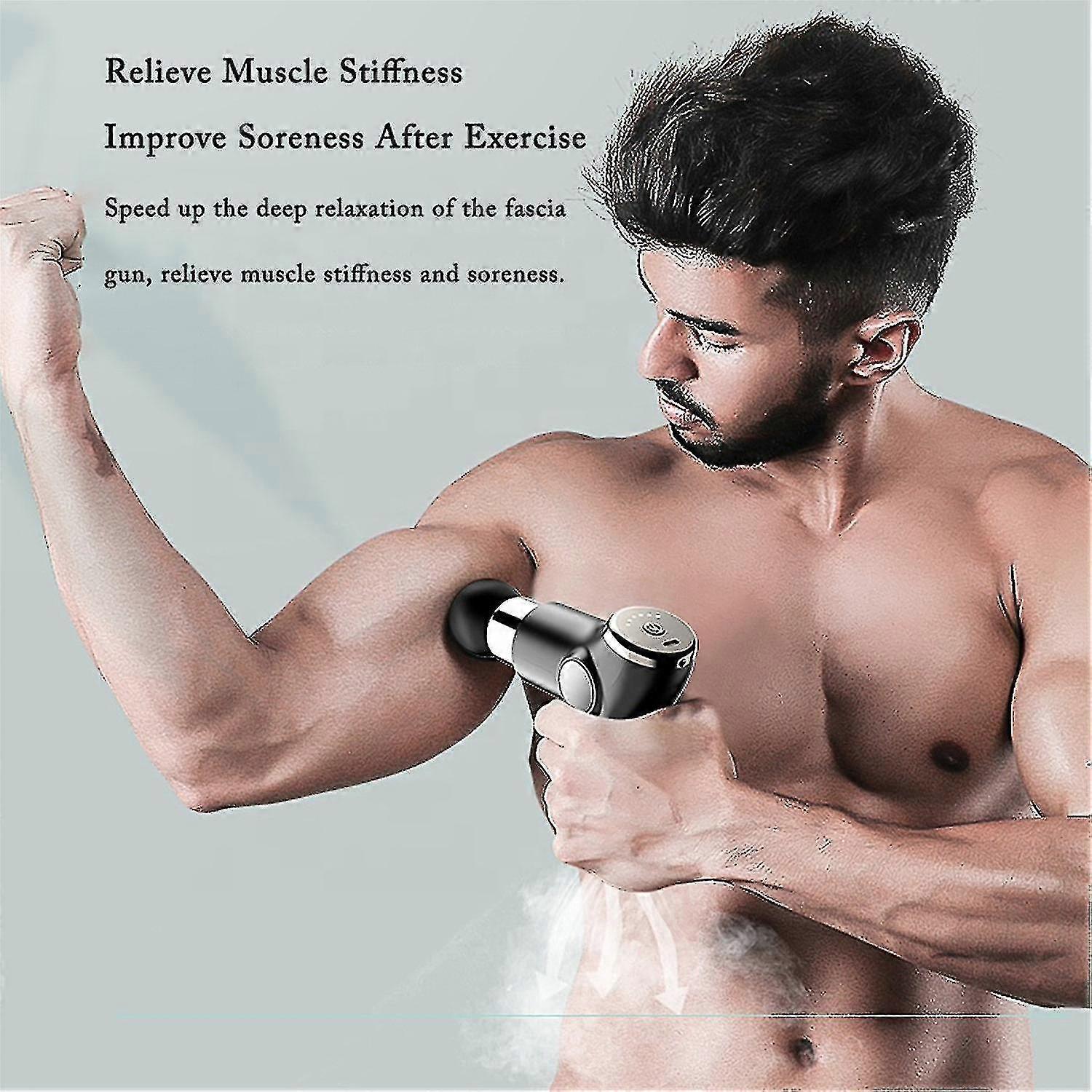 Mini LCD Massage Gun – 32-Speed, Deep Tissue Muscle Massager