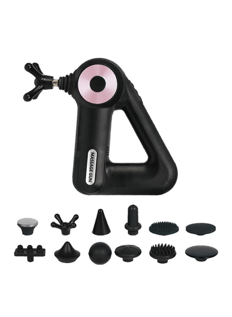 Arabest Deep Tissue Triangular Percussion Massage Gun – 12 Heads, 6 Speeds