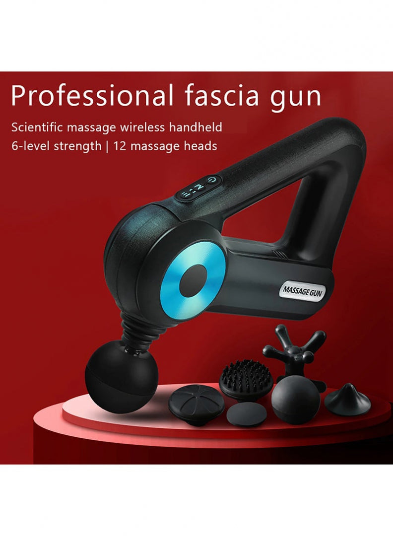 Arabest Deep Tissue Triangular Percussion Massage Gun – 12 Heads, 6 Speeds