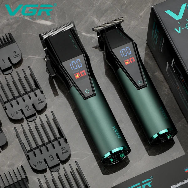 VGR V-677 Professional Hair Clipper & Trimmer Set