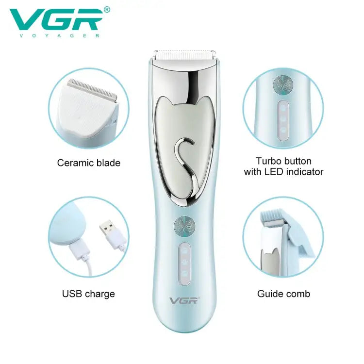 VGR Professional Pet Hair Clipper – V-203