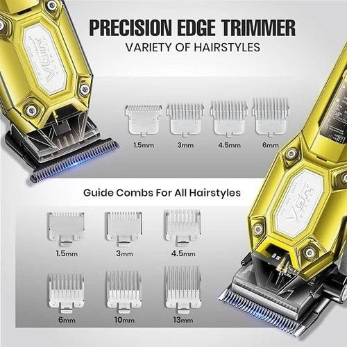 VGR Professional Hair Clipper Set – V-600 + V-900 (Gold)