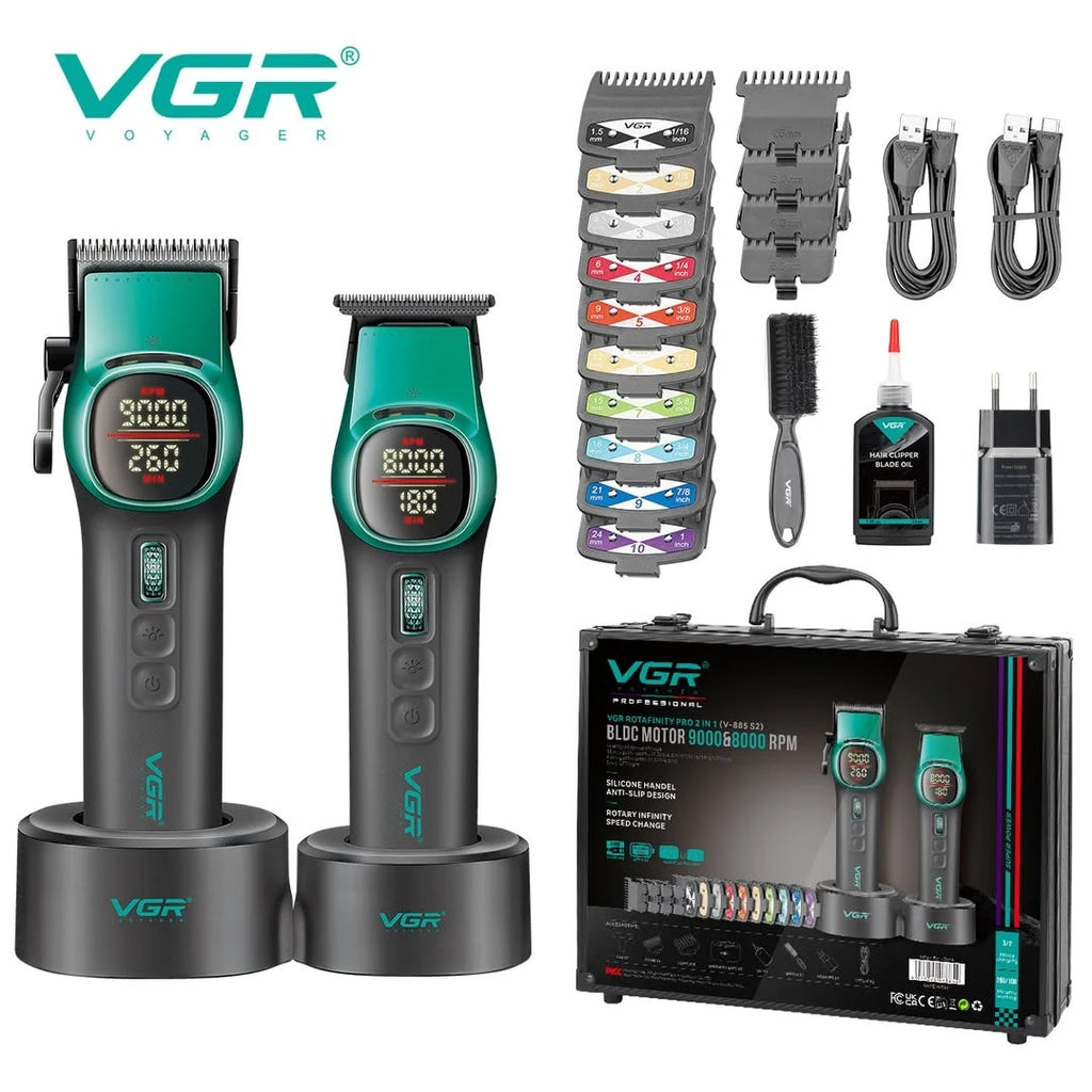 VGR V-885 S2 Rotafinity Pro 2-in-1 Barber Set