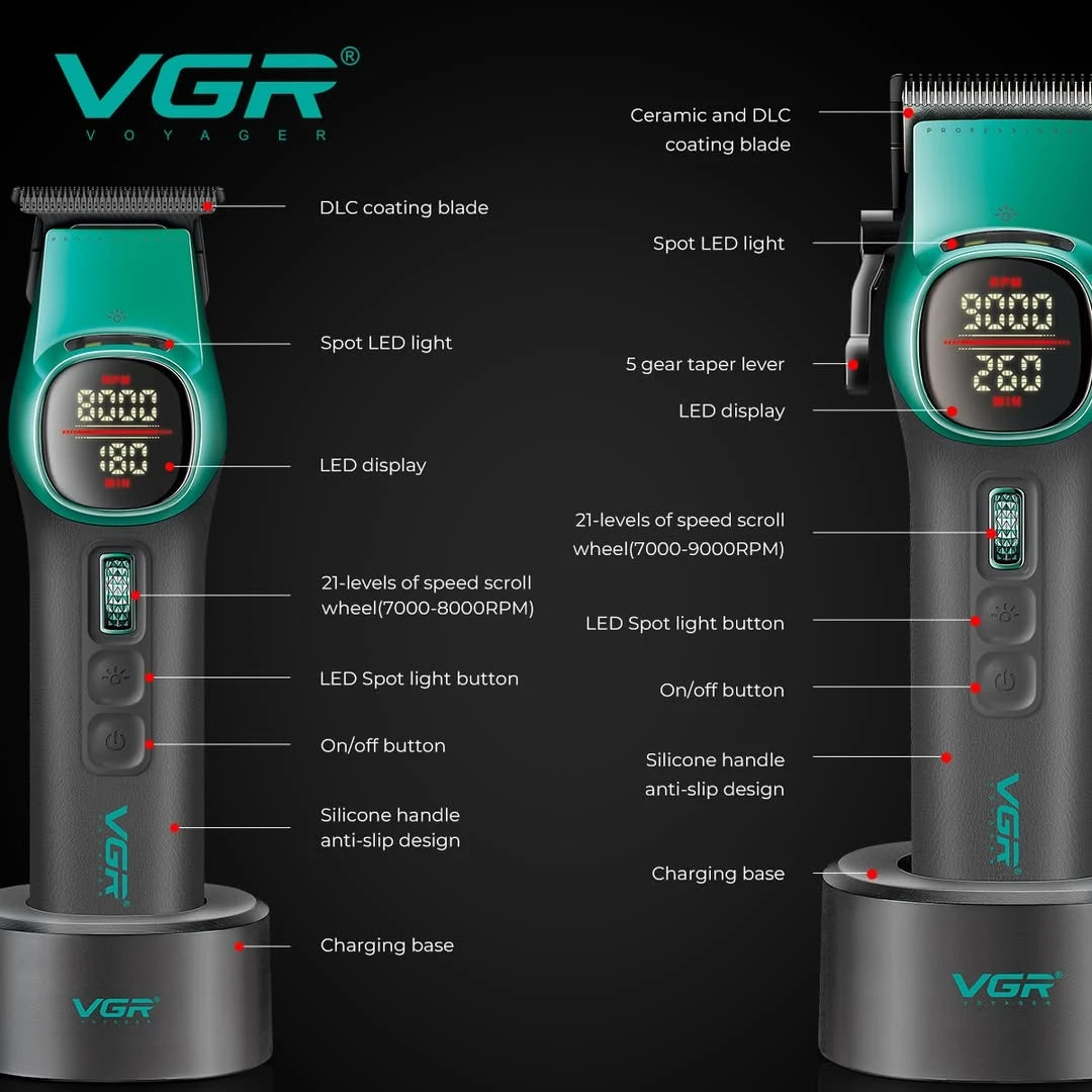 VGR V-885 S2 Rotafinity Pro 2-in-1 Barber Set