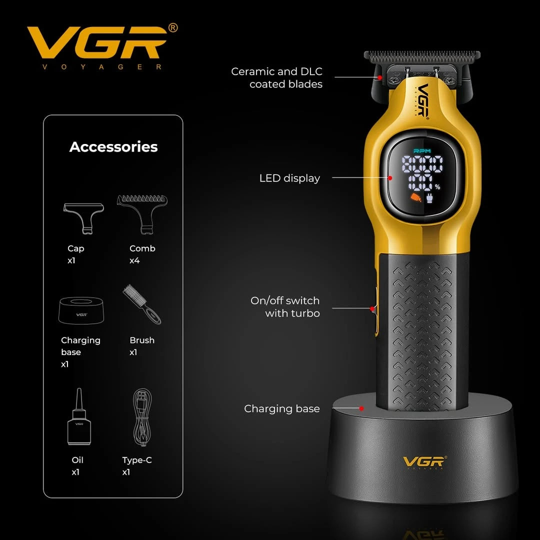 VGR V-886T Professional Hair Clipper for Men