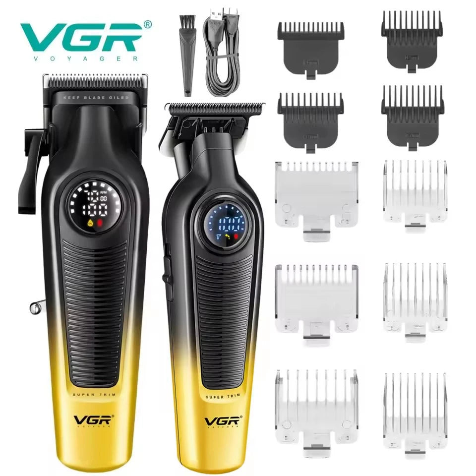VGR Professional Men’s Shaving Kit – V-196 + V-996 Combo