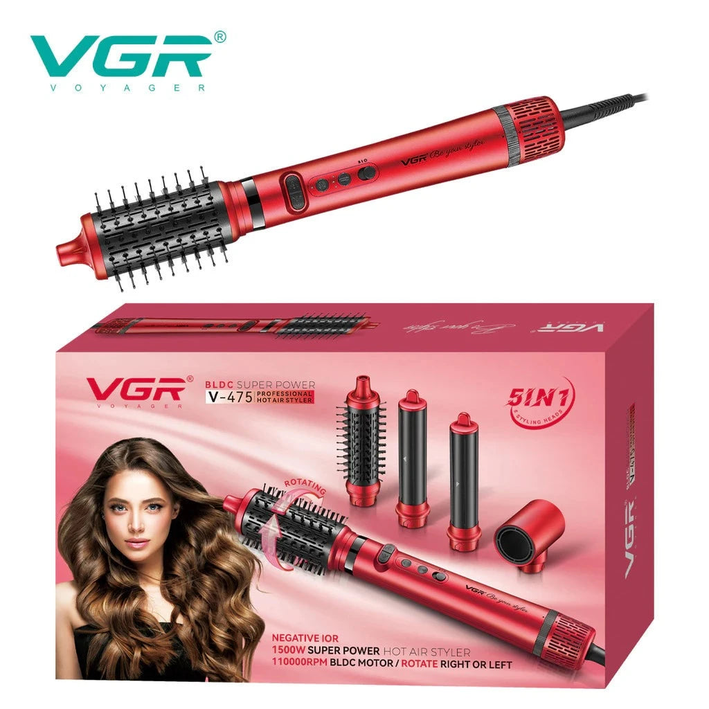 VGR V-475 5-in-1 Professional Hot Air Brush