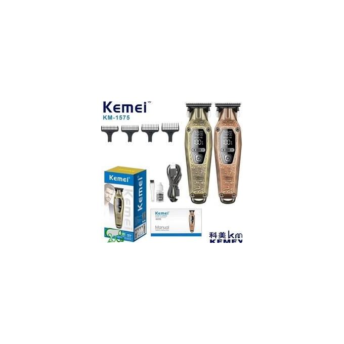 Kemei KM-1575 Waterproof Hair Clipper - Precision Beard & Hair Trimmer