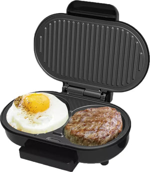 2-Slot Hamburger Maker with Grill - KC1124