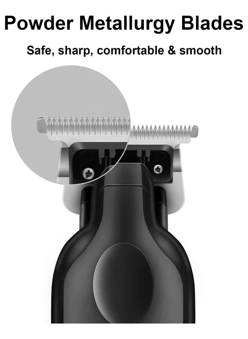 Kemei 2293 Professional Hair Clipper for Men – LED Display, Sharp Metal Blade, USB-C Rechargeable