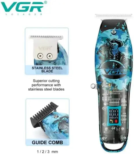 VGR V-645 Professional Barber 3-in-1 Combo Kit