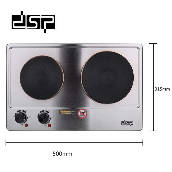 DSP Double Burner Electric Flat Cooker – KD4047