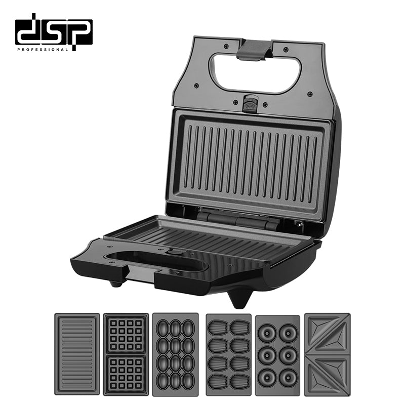 6-in-1 DSP Waffle & Snack Maker – KC1238