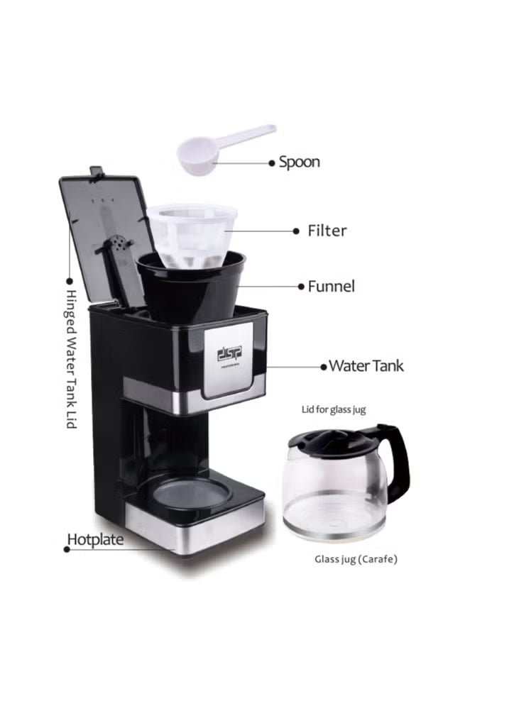 DSP Coffee Maker 800W Black – KA3024