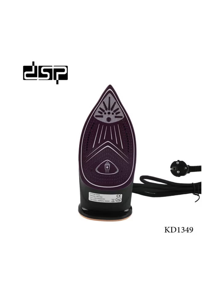 DSP KD1349 – 1600W Steam Iron with Ceramic Soleplate