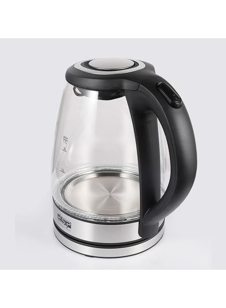 DSP Electric Kettle KK1272 – 1.7L, 2200W Stainless Steel