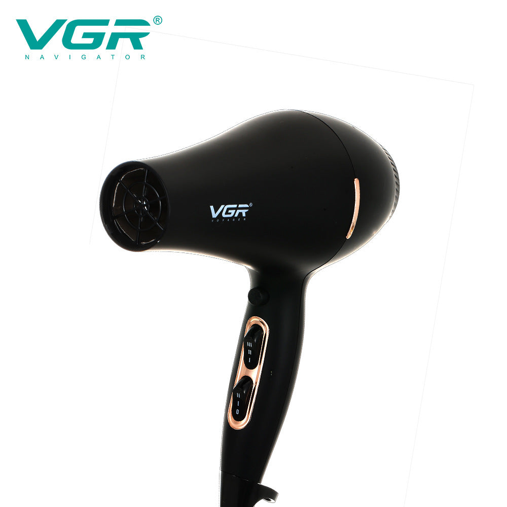 VGR V-433 Professional Hair Dryer – 1800–2200W AC Motor, Fast Drying, Cool Shot, 3 Heat & 2 Speed Settings