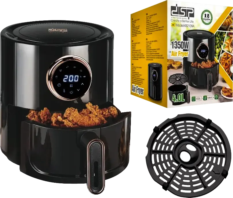 DSP Digital Air Fryer 4L – 1350W, - KB2109A