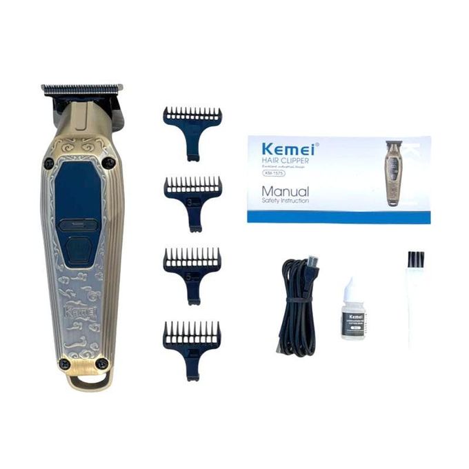 Kemei KM-1575 Waterproof Hair Clipper - Precision Beard & Hair Trimmer