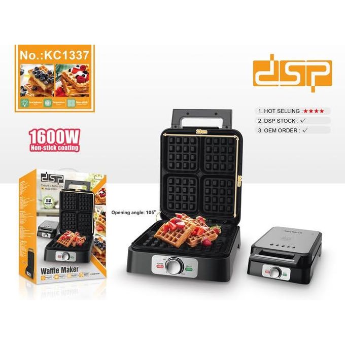 4-Slice DSP Sandwich & Waffle Maker  – KC1337