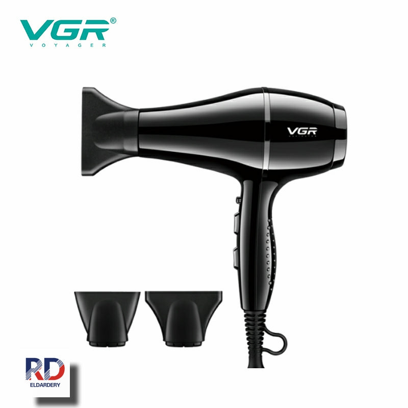 VGR V-414 Professional Hair Dryer – 2200W, Fast Drying, Cool Shot, 3 Heat & 2 Speed Settings