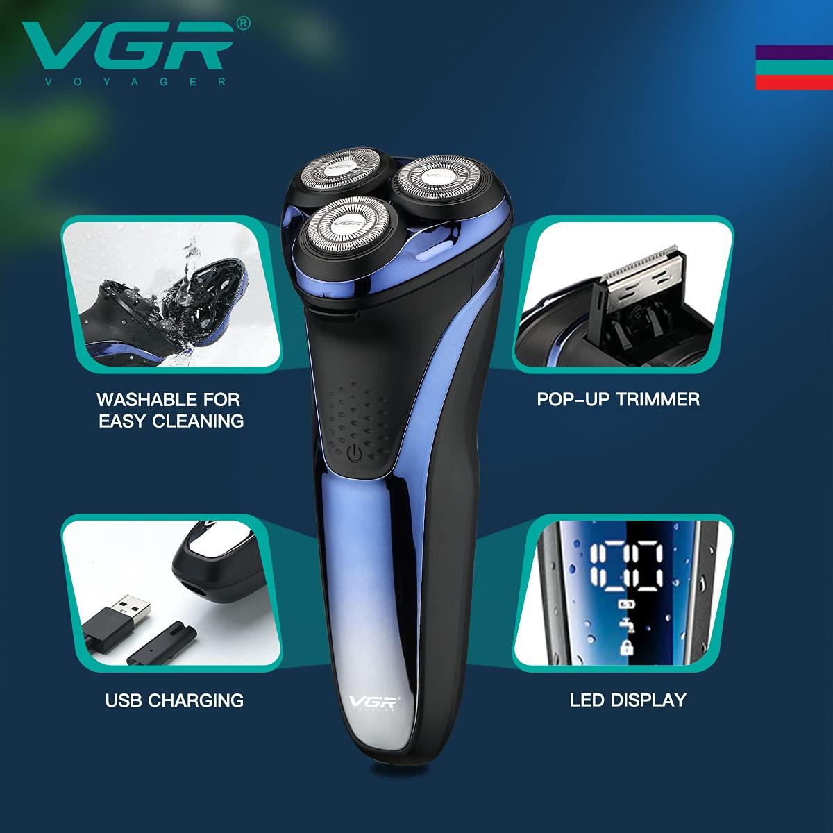 VGR V-306 Premium Wet & Dry Electric Shaver