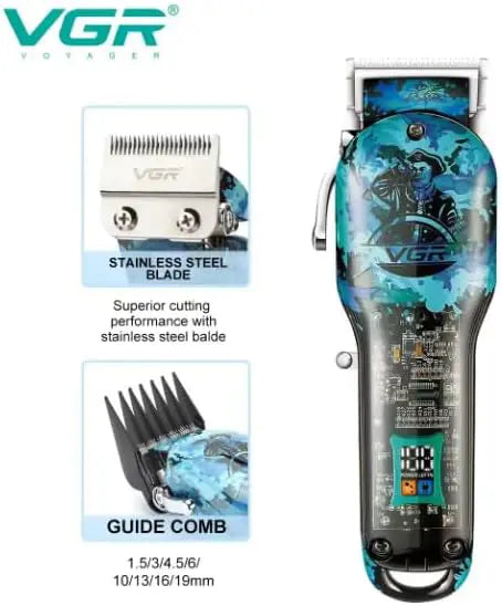 VGR V-645 Professional Barber 3-in-1 Combo Kit
