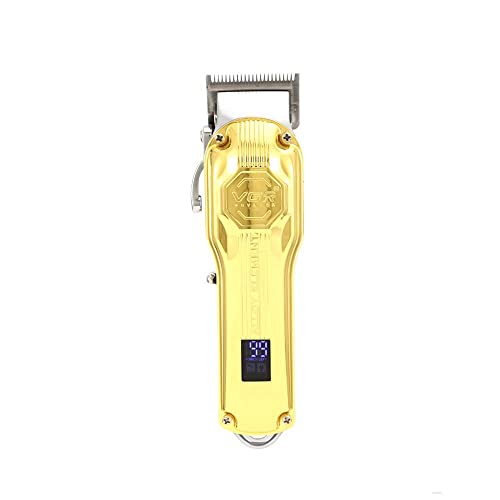 VGR -V-672 Full Metal LCD Digital Display Electric Professional Hair Clipper