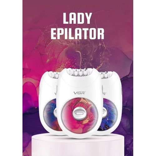 VGR V-736 3-in-1 Rechargeable Ladies Epilator