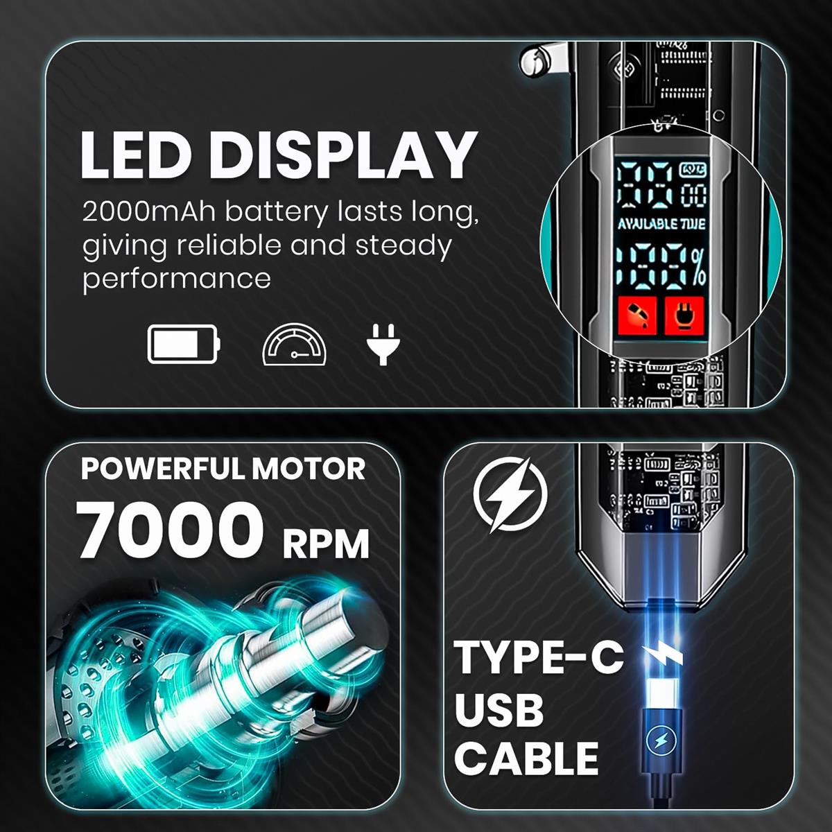 VGR V-900 Professional Salon Series Hair Trimmer for Men